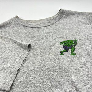 Vans x Marvel‎ Hulk Avengers Mens Short Sleeve Grey T Shirt Grey Comic